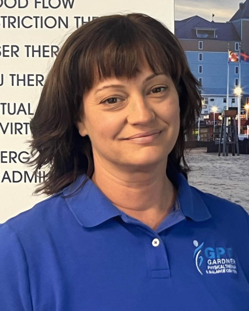 Patricia Ayd-Boyd, PT, physical therapist at Gardner Physical Therapy, specializing in Parkinson’s rehab and outpatient care.