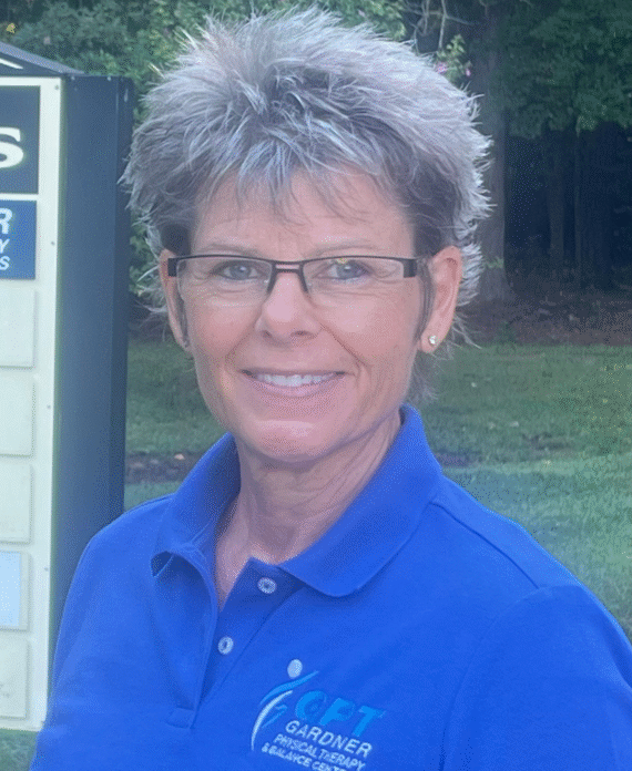 Krista Hughes, PT at Gardner Physical Therapy, experienced physical therapist specializing in musculoskeletal and balance rehab.